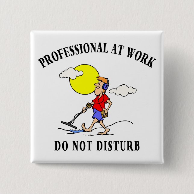 Bóton Quadrado 5.08cm Metal que detecta presentes (Frente)