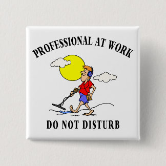 Bóton Quadrado 5.08cm Metal que detecta presentes