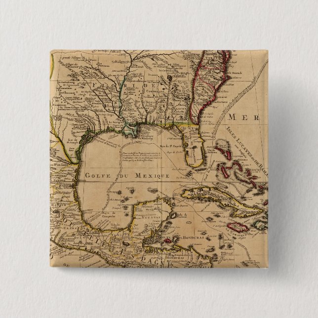 Bóton Quadrado 5.08cm México 10 (Frente)