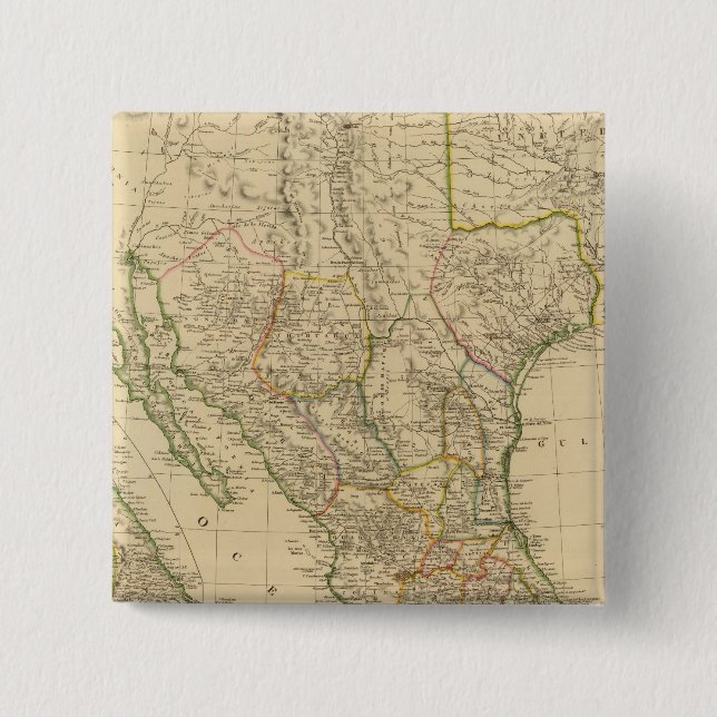 Bóton Quadrado 5.08cm México 8 (Frente)