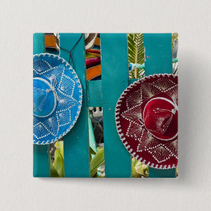 Bóton Quadrado 5.08cm México, Cozumel. Souvenirs em Isla de Cozumel