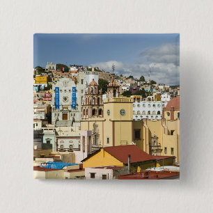 Bóton Quadrado 5.08cm México, Estado de Guanajuato, Guanajuato. Basíli