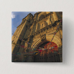 Bóton Quadrado 5.08cm México, Oaxaca, Templo de San Felipe de Neri 2