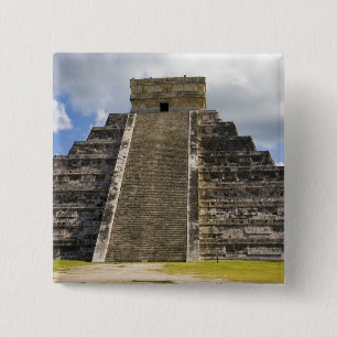 Bóton Quadrado 5.08cm México, Quintana Roo, perto de Cancun, Chichen 2