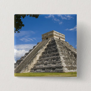 Bóton Quadrado 5.08cm México, Quintana Roo, perto de Cancun, Chichen 5