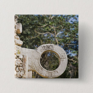 Bóton Quadrado 5.08cm México, Yucatán, Uxmal. Uxmal, uma grande