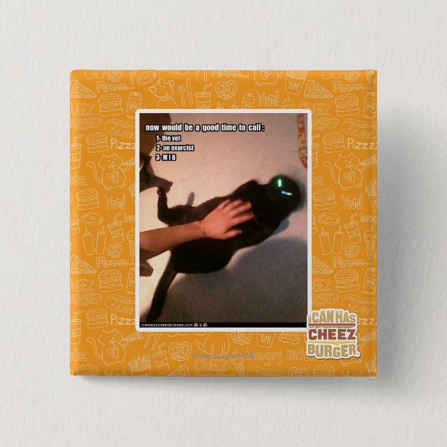 Bóton Quadrado 5.08cm MIB da chamada (Frente)