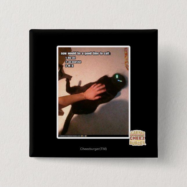 Bóton Quadrado 5.08cm MIB da chamada (Frente)