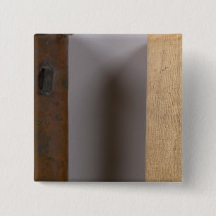 Bóton Quadrado 5.08cm Michigan e Indiana Border Survey