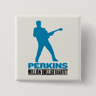Bóton Quadrado 5.08cm Milhão quartetos Perkins do dólar