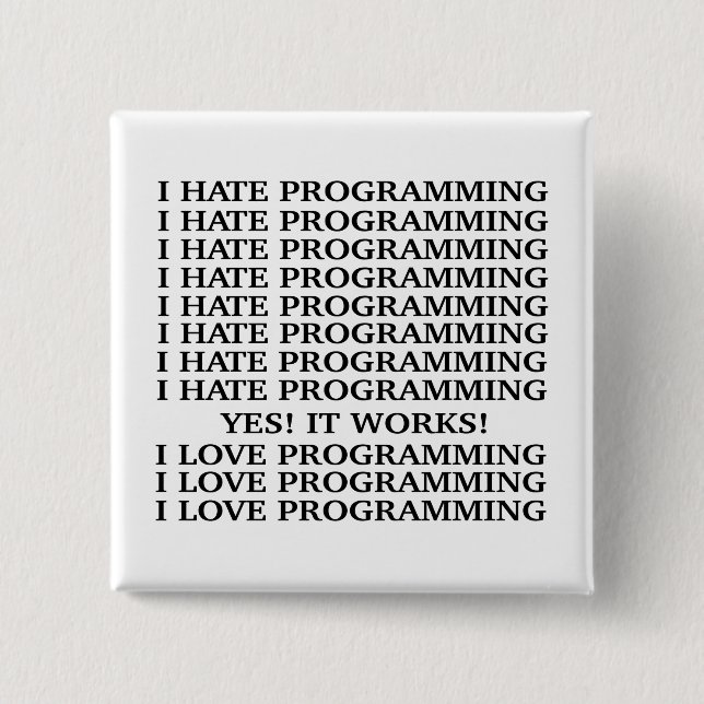 Bóton Quadrado 5.08cm Mim (Frente)