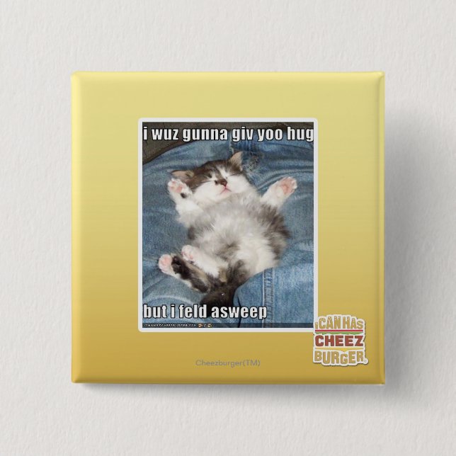 Bóton Quadrado 5.08cm Mim abraço do yoo do giv do gunna do wuz (Frente)