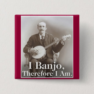 Bóton Quadrado 5.08cm Mim botão do banjo