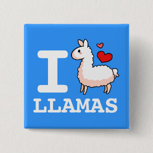 Bóton Quadrado 5.08cm Mim lamas do lama