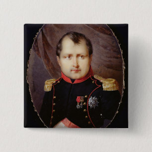 Bóton Quadrado 5.08cm Miniatura do retrato T34002 de Napoleon mim