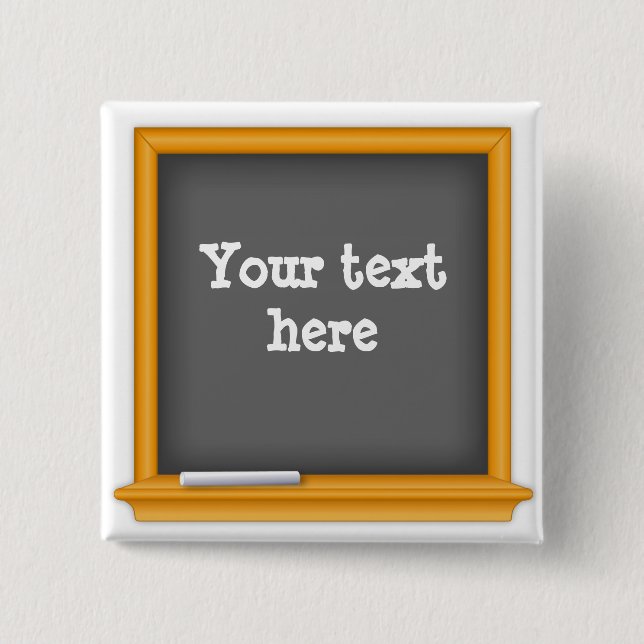 Bóton Quadrado 5.08cm Miniplaca personalizável (Frente)