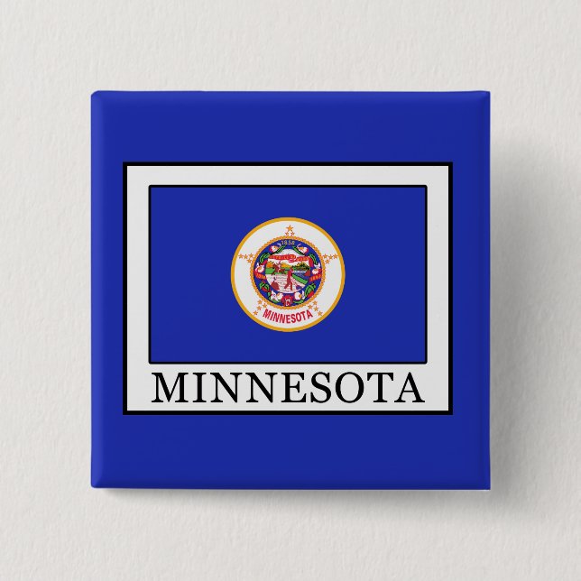 Bóton Quadrado 5.08cm Minnesota (Frente)