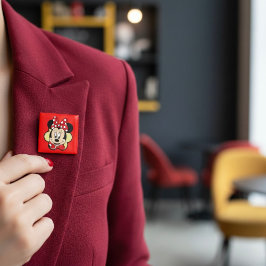 Bóton Quadrado 5.08cm Minni