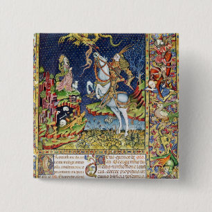 Bóton Quadrado 5.08cm Missal de St George de Topusko