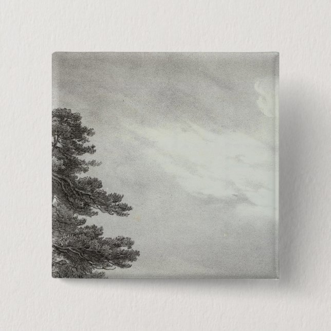 Bóton Quadrado 5.08cm Missão da Califórnia (Frente)