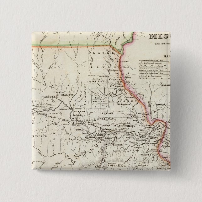 Bóton Quadrado 5.08cm Missouri 2 (Frente)