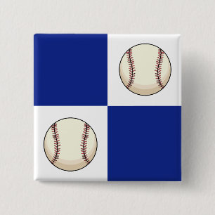 Bóton Quadrado 5.08cm Modelo de Foto Engraçado Baseball