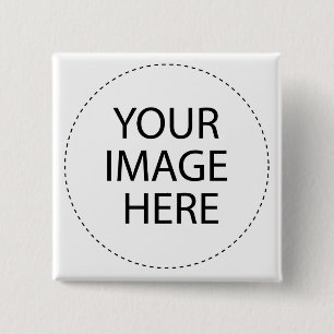 Bóton Quadrado 5.08cm Modelo do botão de preenchimento