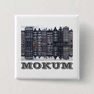 Bóton Quadrado 5.08cm Mokum (Amsterdã)