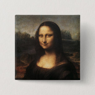 Bóton Quadrado 5.08cm Mona Lisa