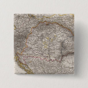 Bóton Quadrado 5.08cm Monarquia Austro-Húngara