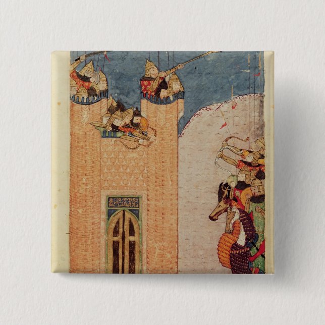 Bóton Quadrado 5.08cm Mongols (Frente)