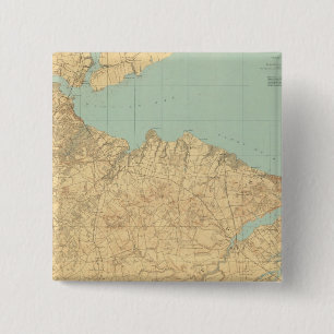 Bóton Quadrado 5.08cm Monmouth Shore, Nova Jersey