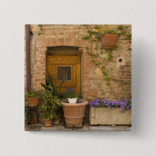 Bóton Quadrado 5.08cm Montefollonico, Val d'Orcia, província de Siena, 