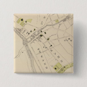 Bóton Quadrado 5.08cm Montpelier e Ruas Albans