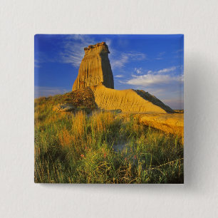 Bóton Quadrado 5.08cm Monumento Erodido no Little Missouri