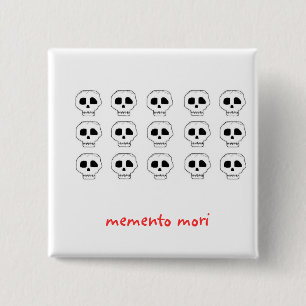 Bóton Quadrado 5.08cm mori da lembrança
