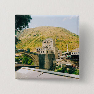 Bóton Quadrado 5.08cm Mostar - Bósnia e Herzegovina