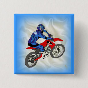 Bóton Quadrado 5.08cm Motocross 201