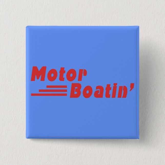 Bóton Quadrado 5.08cm Motor Boatin (Frente)