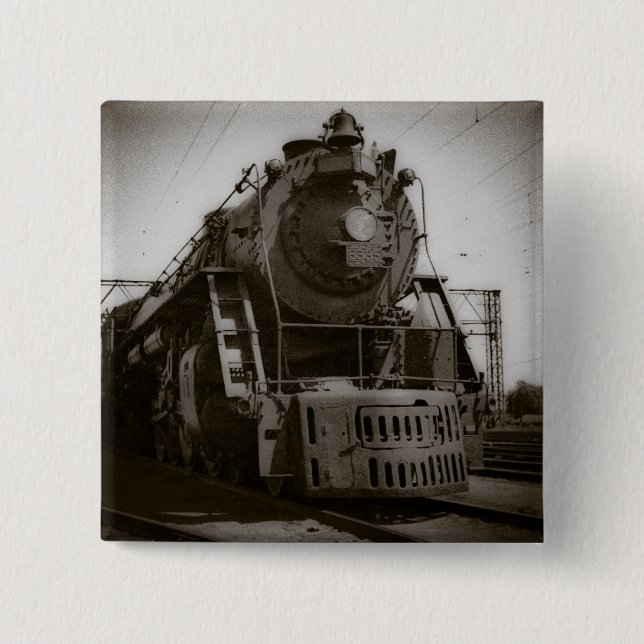 Bóton Quadrado 5.08cm Motor ocidental #6335 do tronco grande (Frente)