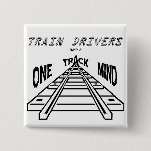 Bóton Quadrado 5.08cm Motoristas do trem