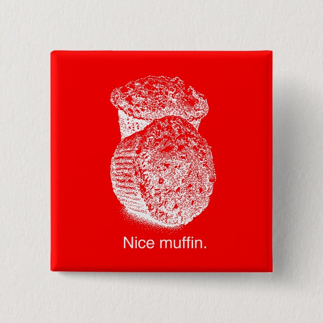 BÓTON QUADRADO 5.08CM MUFFIN AGRADÁVEL - BRANCO - .PNG (Frente)