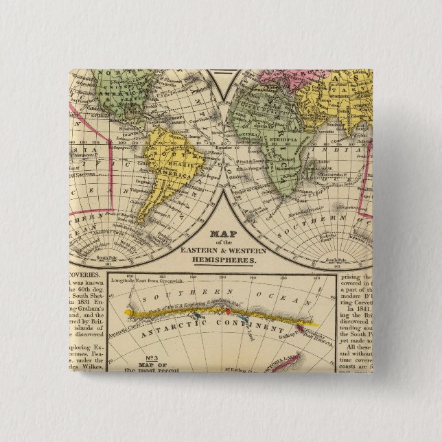 Bóton Quadrado 5.08cm Mundo 7 (Frente)