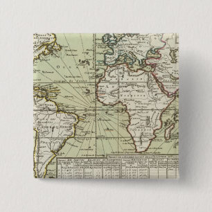 Bóton Quadrado 5.08cm Mundo 8