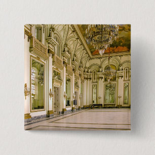 Bóton Quadrado 5.08cm Museu de La Revolucion, Museu da