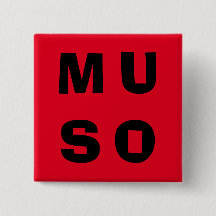 Muso Músico Letreiro Contemporâneo Vermelho Preto