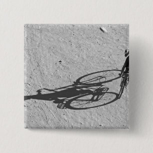 Bóton Quadrado 5.08cm Myamar, Bagan, jovem andando de bicicleta e