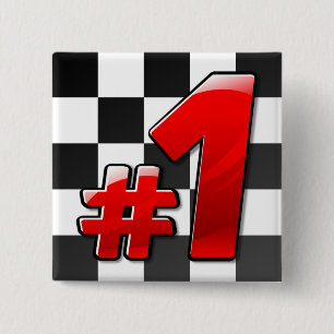 Bóton Quadrado 5.08cm nº 1