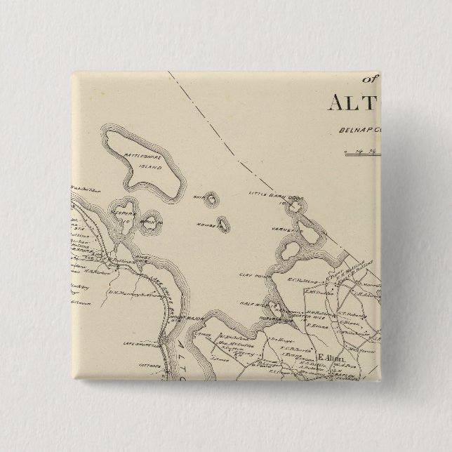 Bóton Quadrado 5.08cm N pt Alton (Frente)