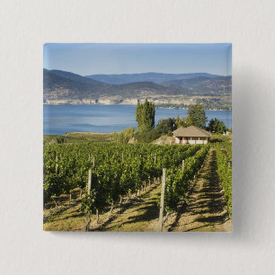 Bóton Quadrado 5.08cm NA; Canadá; Colúmbia Britânica; Vale de Okanagan;